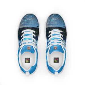"Natty Kicks Designer Athletic Shoes Beautiful Arkansas River Boat days Blue Skies Water Print Oct. 24th, 2021 @ 3 P.M.
