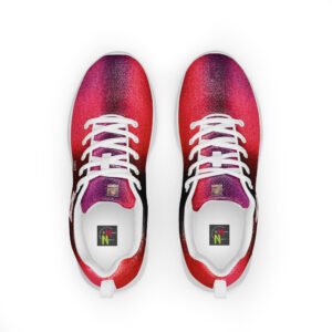 "Natty Kicks" Designer Women's Athletic Shoes Spring Bling Black Red Combo Print Mar. 16th. 2022 @ 9:05 A.M.